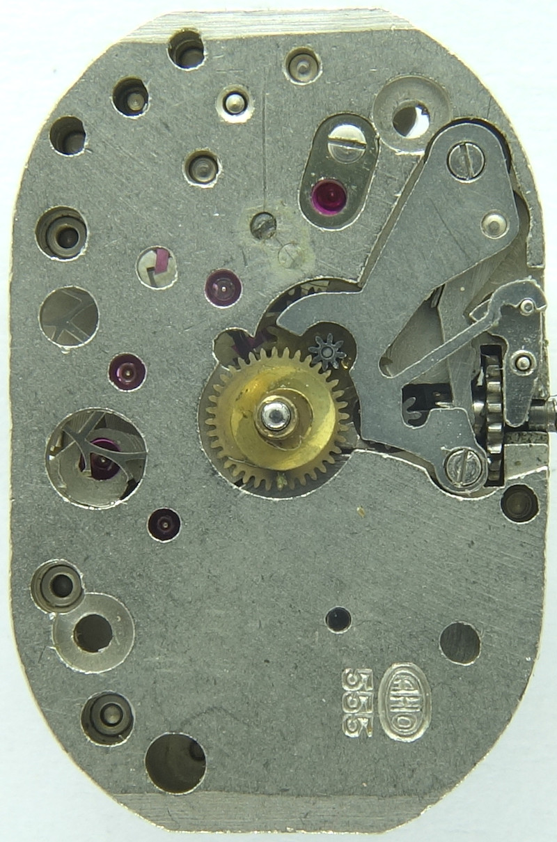 AHO 555: Zifferblattseite AHO 555: AHO 555: Zifferblattseite