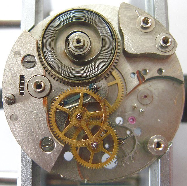Aufbau des Räderwerks AHS 154: Aufbau des Räderwerks