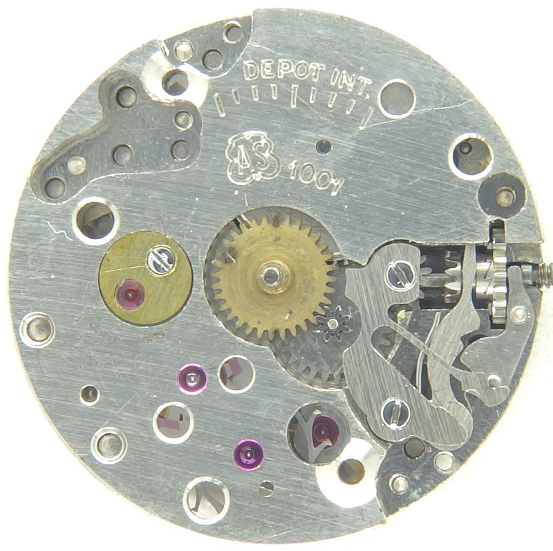 AS 1001: Zifferblattseite AS 1001: AS 1001: Zifferblattseite