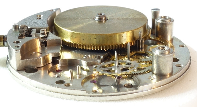 Seitenansicht des Räderwerks AS 1199: Seitenansicht des Räderwerks