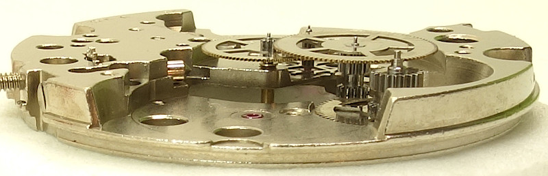 Seitenansicht des Räderwerks AS 5203: Seitenansicht des Räderwerks