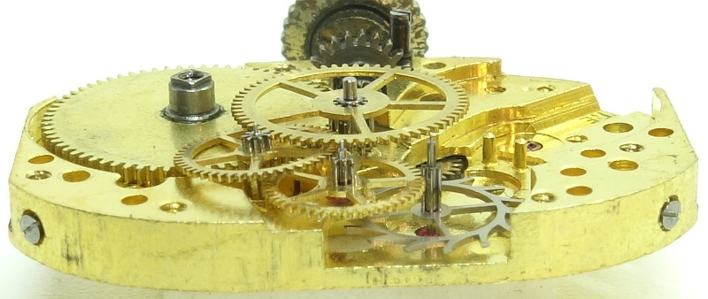 Seitenansicht des Räderwerks AS 655: Seitenansicht des Räderwerks