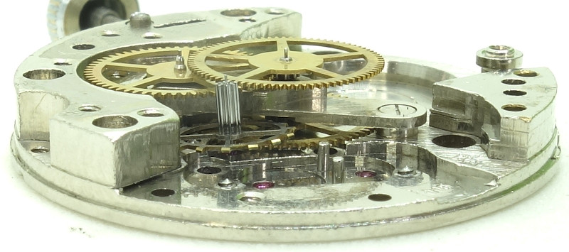 Seitenansicht des Räderwerks Brac 115: Seitenansicht des Räderwerks