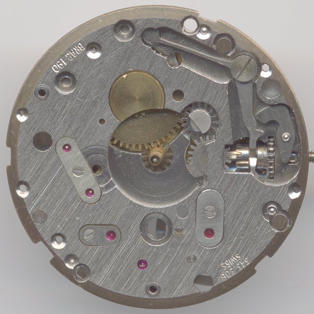 Brac 190 Zifferblattseite Brac 190: Brac 190 Zifferblattseite