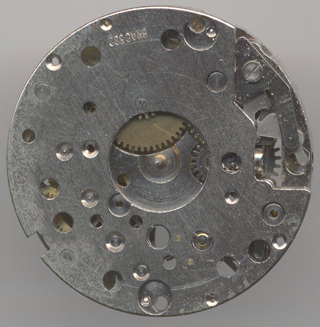 Brac 502 Zifferblattseite Brac 502: Brac 502 Zifferblattseite