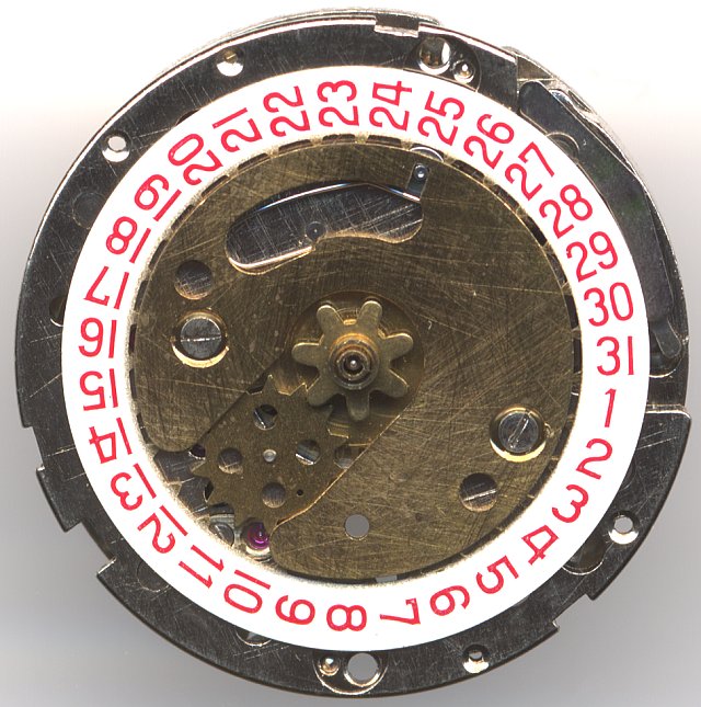 Zifferblattseite der 17-steinigen Ausführung Brac 512: Zifferblattseite der 17-steinigen Ausführung