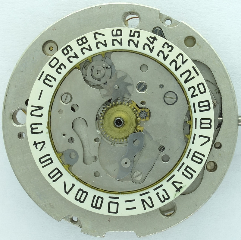 Chaika 3050 KR: Zifferblattseite ohne Wochentagsscheibe