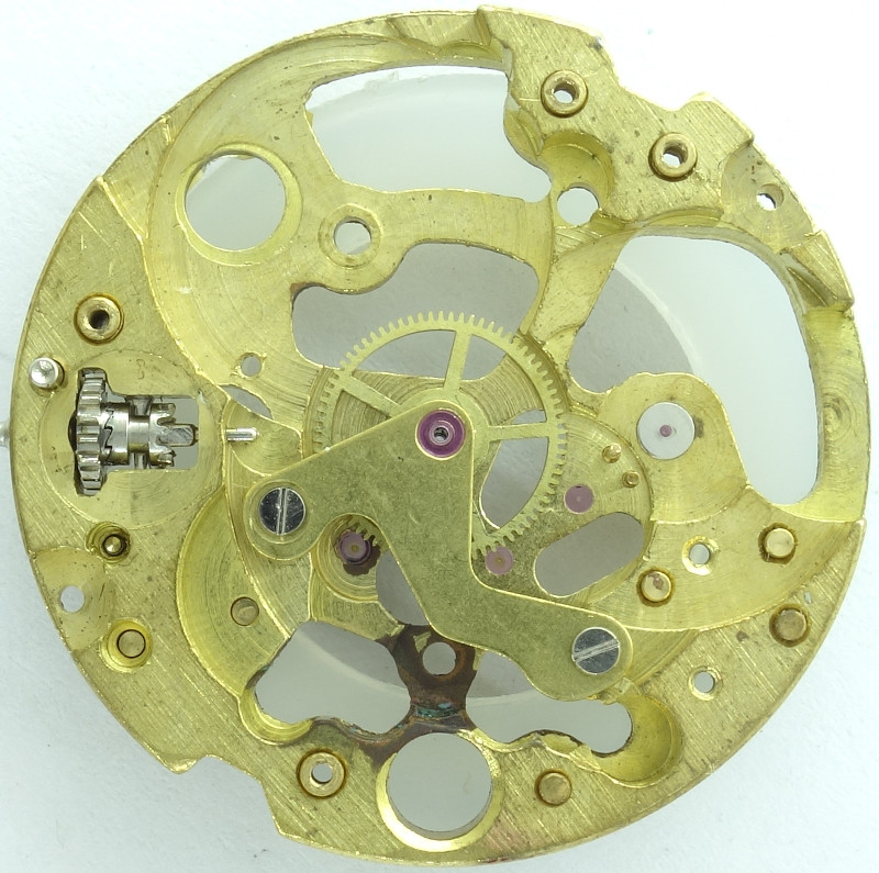 Grundplatine mit zentralem Minutenrad China 2650G: Grundplatine mit zentralem Minutenrad