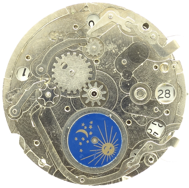 offene Kalenderkomplikation Unbekanntes China-Werk: offene Kalenderkomplikation