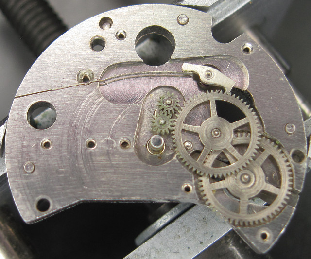 Räderwerk des Automaticmoduls DuRoWe 552: Räderwerk des Automaticmoduls
