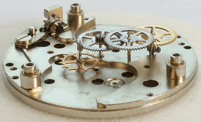 Seitenansicht des Räderwerks EB 8461-74: Seitenansicht des Räderwerks