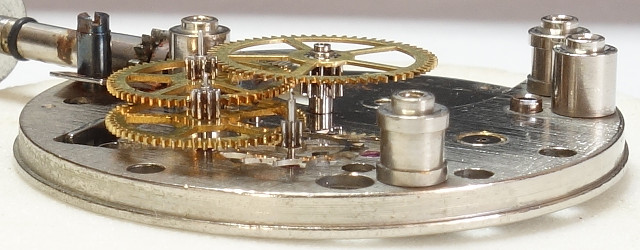 Seitenansicht des Räderwerks Eppler 292: Seitenansicht des Räderwerks