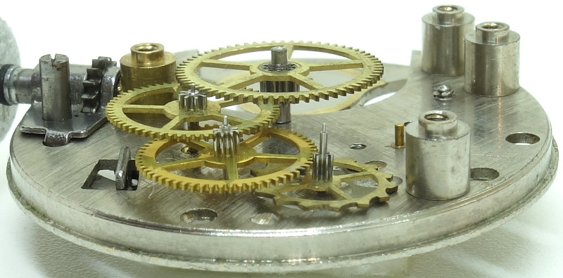 Seitenansicht des Räderwerks Eppler 6: Seitenansicht des Räderwerks