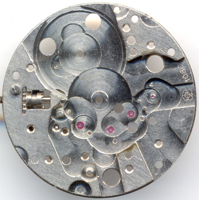 Grundplatine ETA 1080: Grundplatine