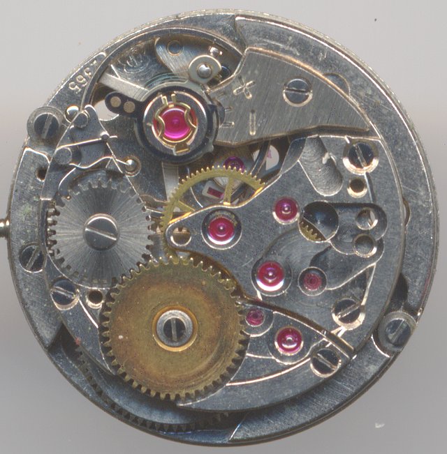 Aufzugsmechanismus entfernt ETA 2365: Aufzugsmechanismus entfernt