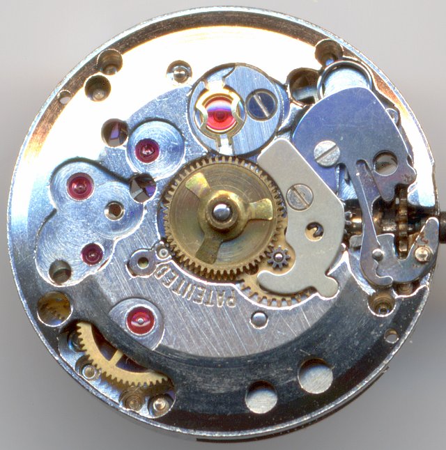 ETA 2412 Zifferblattseite ETA 2412 / Dugena 1201: ETA 2412 Zifferblattseite