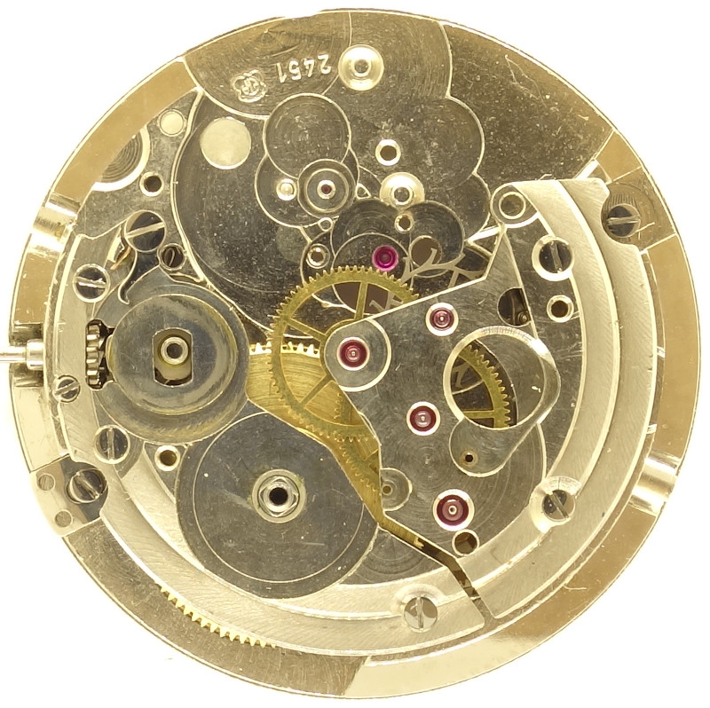 bewegliches Kronrad-Lager ETA 2451: bewegliches Kronrad-Lager