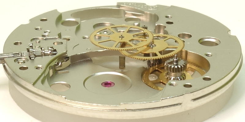 andere Seitenansicht des Räderwerks ETA 2842: andere Seitenansicht des Räderwerks