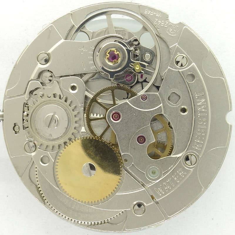 Werk ohne Automaticmechanismus ETA 2842: Werk ohne Automaticmechanismus