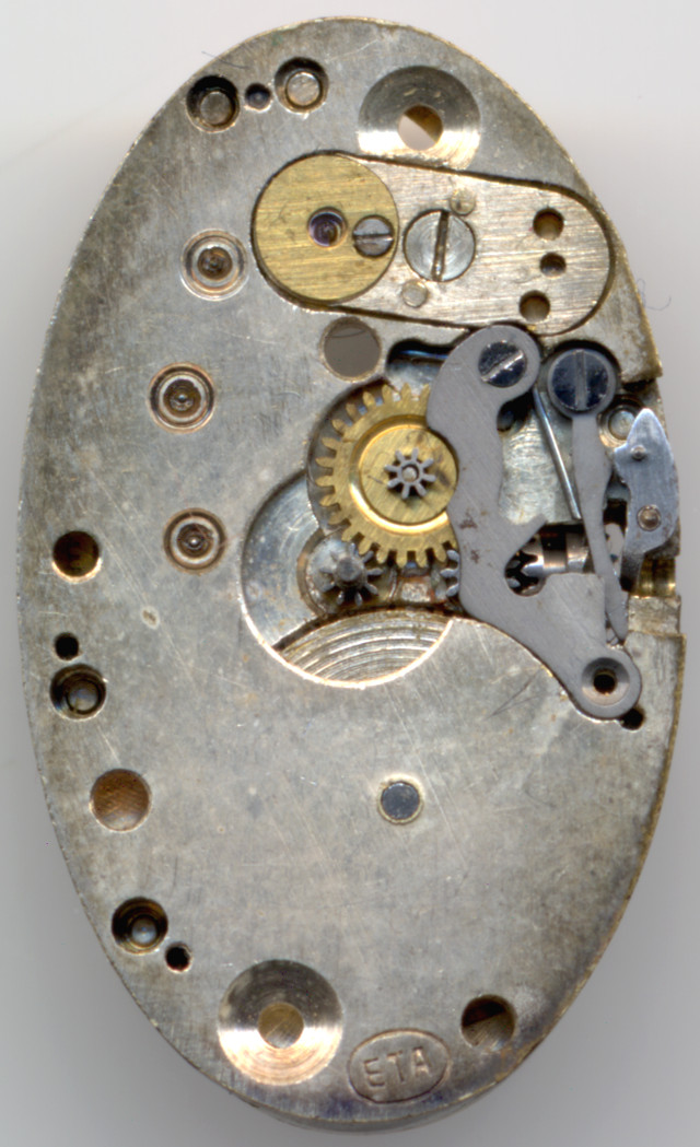 ETA 415 Zifferblattseite ETA 415: ETA 415 Zifferblattseite