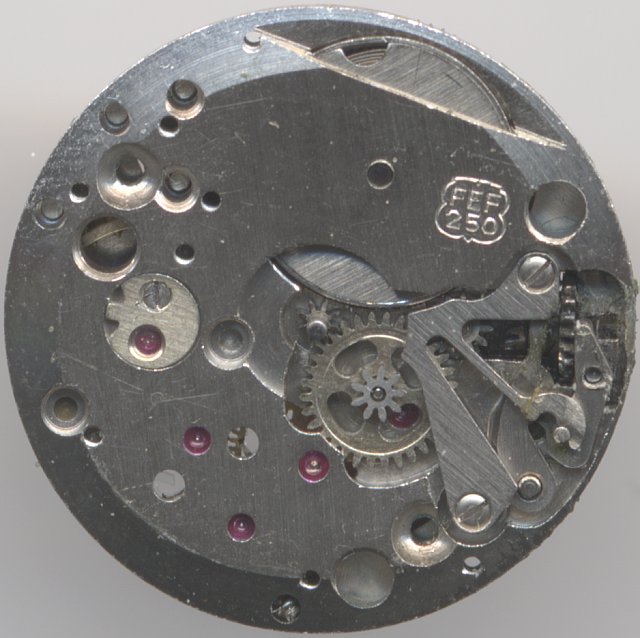 FEF 250 Zifferblattseite FEF 250: FEF 250 Zifferblattseite