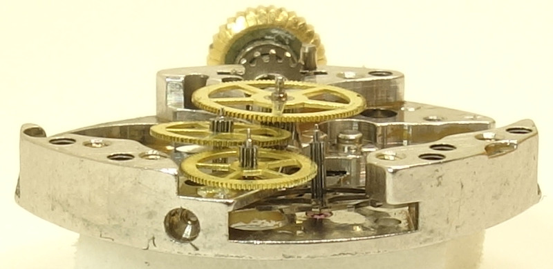 Seitenansicht des Räderwerks FEF 6630: Seitenansicht des Räderwerks