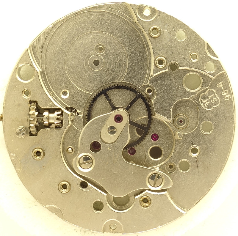 Grundplatine mit Minutenrad FHF 96-4 (ST): Grundplatine mit Minutenrad