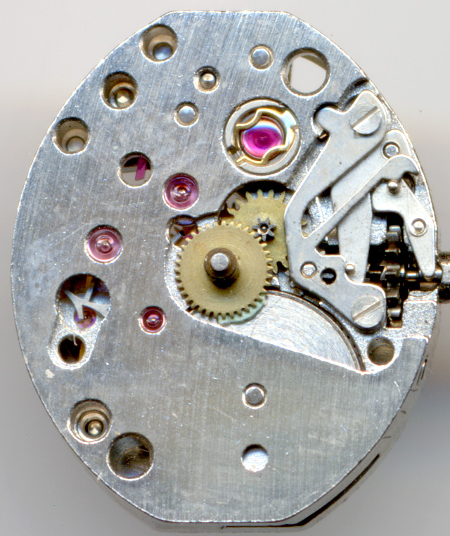 Zifferblattseite mit Incabloc-Stoßsicherung GUB 09-20: Zifferblattseite mit Incabloc-Stoßsicherung