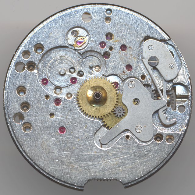 Zifferblattseite ohne Datumsmechanismus GUB 75: Zifferblattseite ohne Datumsmechanismus