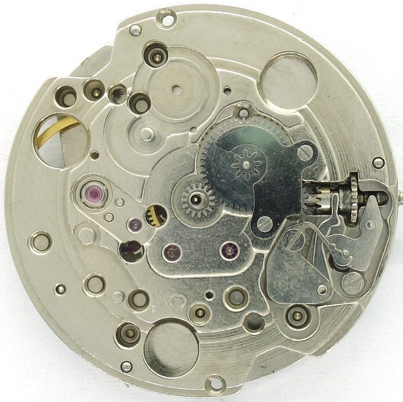 noch leere Zifferblattseite HMT 1809: noch leere Zifferblattseite