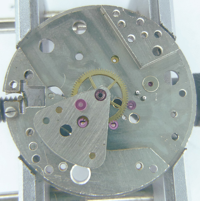 Minutenradkloben mit aufgelegtem Zusatzstein Intex 1057 AUT SCD CLD: Minutenradkloben mit aufgelegtem Zusatzstein