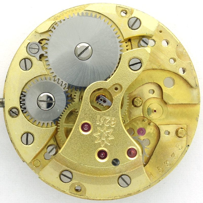 Werk ohne Zentralsekundenwelle Junghans J82/1 (682.72): Werk ohne Zentralsekundenwelle