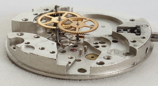 Seitenansicht des Räderwerks Luch 1816: Seitenansicht des Räderwerks