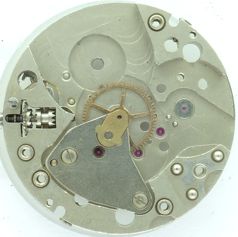 Grundplatine mit zentralem Minutenrad Mauthe 612: Grundplatine mit zentralem Minutenrad