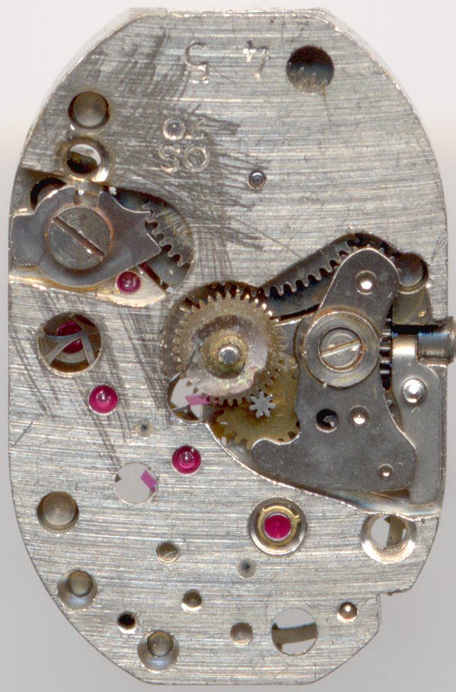 Zifferblattseite, 17-steinige Ausführung Osco 70: Zifferblattseite, 17-steinige Ausführung