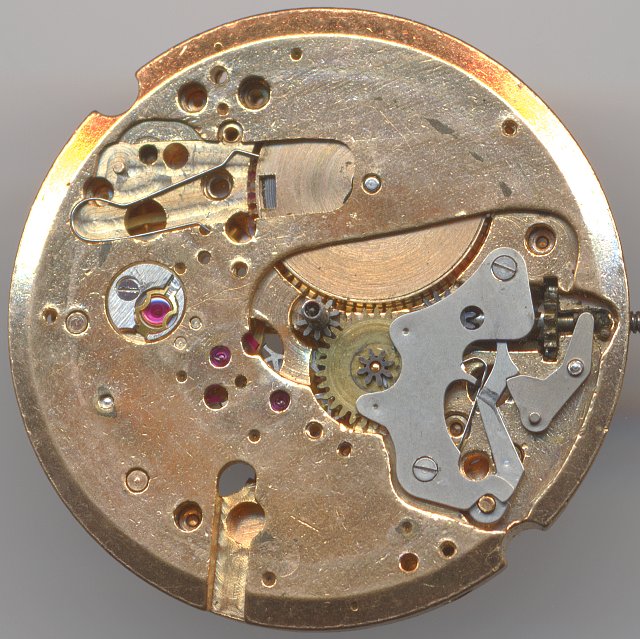 Zifferblattseite ohne Datumsmechanismus Parrenin 1901: Zifferblattseite ohne Datumsmechanismus