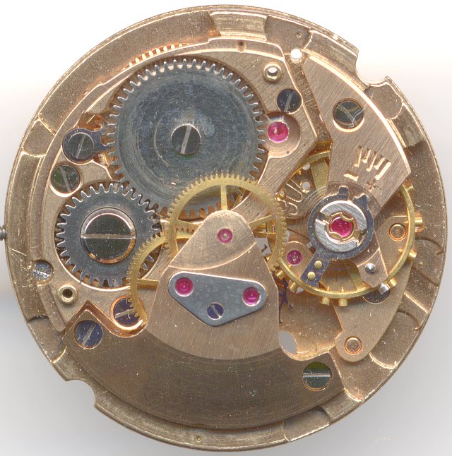 Werksansicht ohne Automaticmechanismus Parrenin 1901: Werksansicht ohne Automaticmechanismus