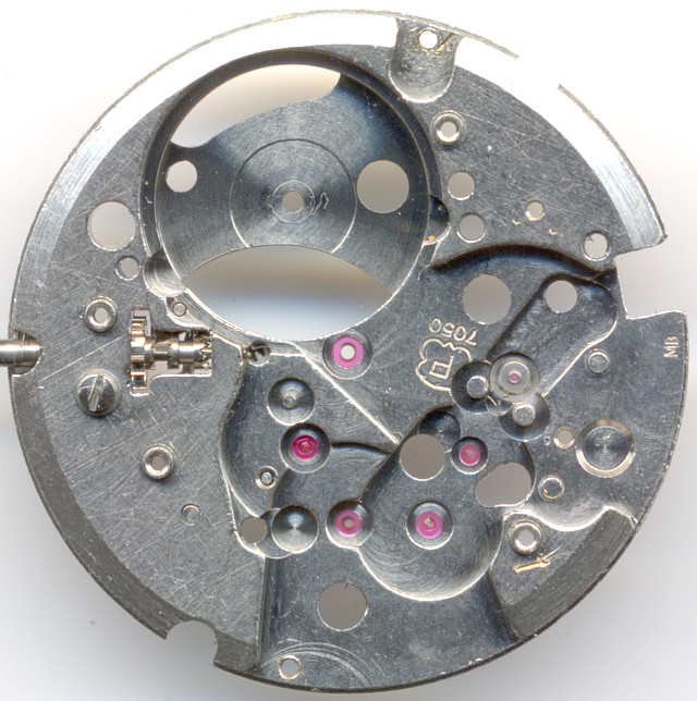 Grundplatine Peseux 7050: Grundplatine