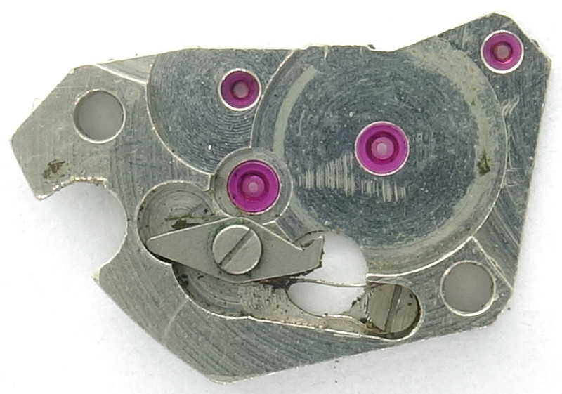 Innenseite Automatikbrücke Poljot 2415: Innenseite Automatikbrücke