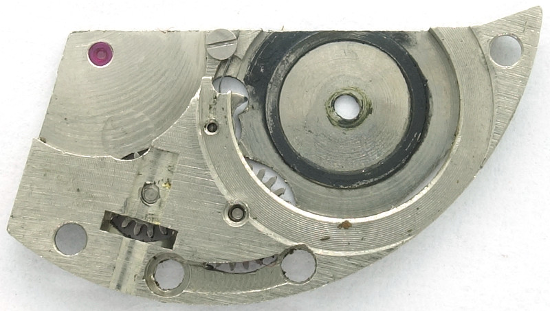 Innenseite Federhausbrücke Poljot 2415: Innenseite Federhausbrücke