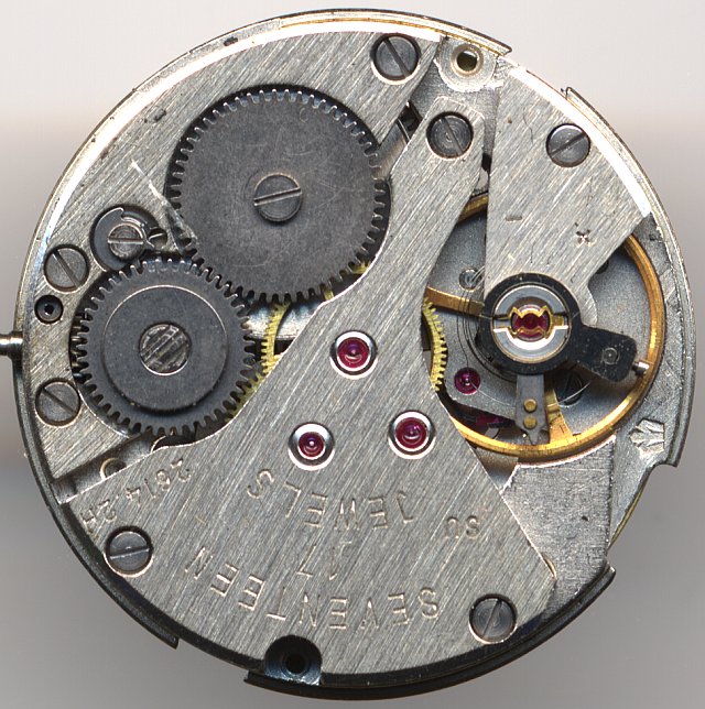 andere Version mit Detailunterschieden Poljot 2614.2H: andere Version mit Detailunterschieden