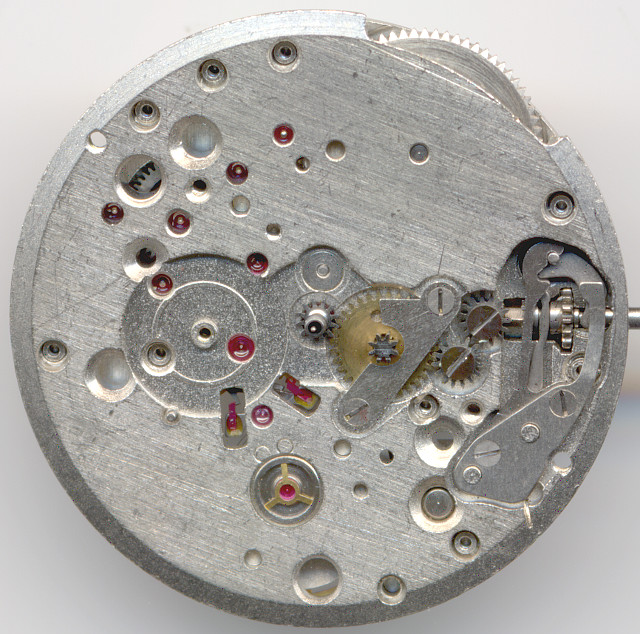 leere Zifferblattseite Poljot 2616.1H: leere Zifferblattseite