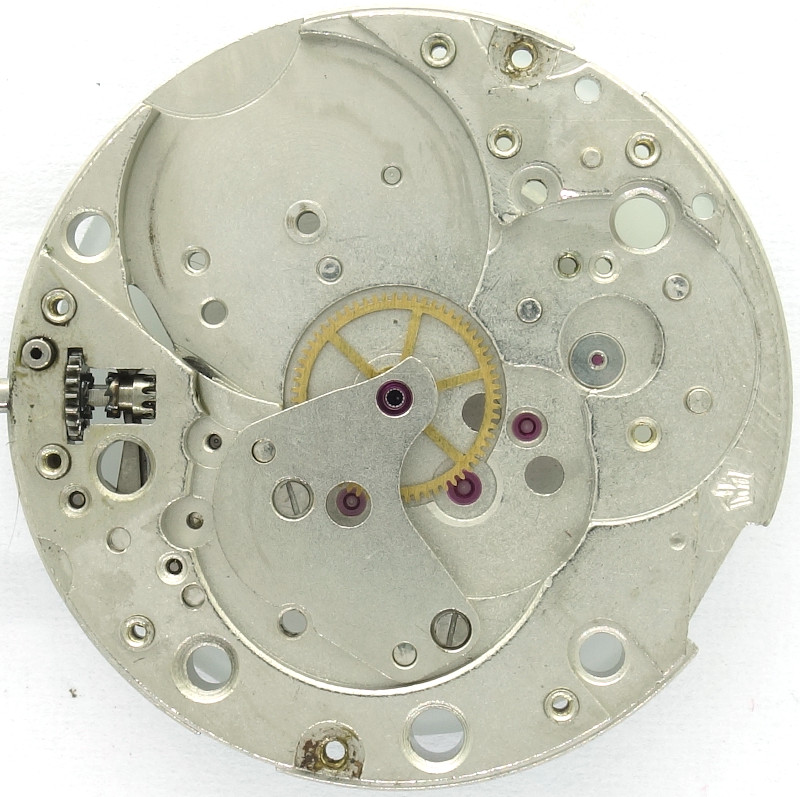 Grundplatine mit zentralem Minutenrad Poljot 2616.2H: Grundplatine mit zentralem Minutenrad