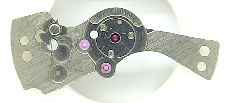 Innenseite Räderwerksbrücke PUW 1661S: Innenseite Räderwerksbrücke