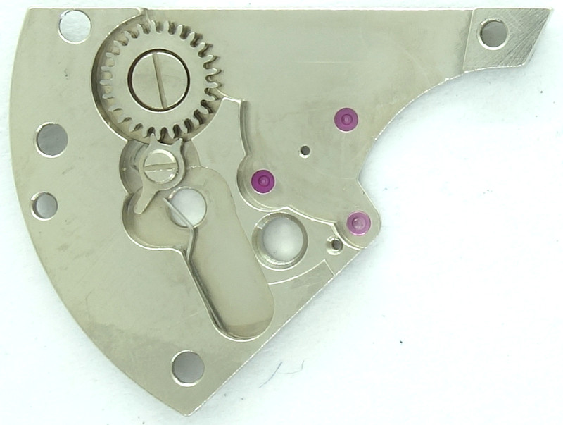 Innenseite Räderwerksplatine PUW 360: Innenseite Räderwerksplatine