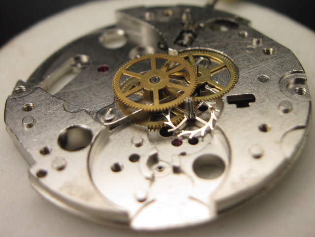 Seitenansicht des Räderwerks PUW 660: Seitenansicht des Räderwerks