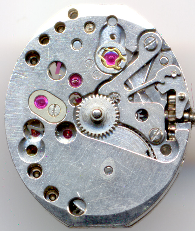 PUW 74 Zifferblattseite PUW 74: PUW 74 Zifferblattseite