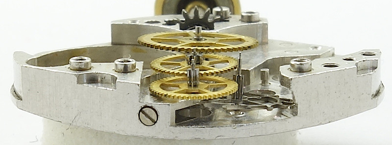 Seitenansicht des Räderwerks PUW 80: Seitenansicht des Räderwerks