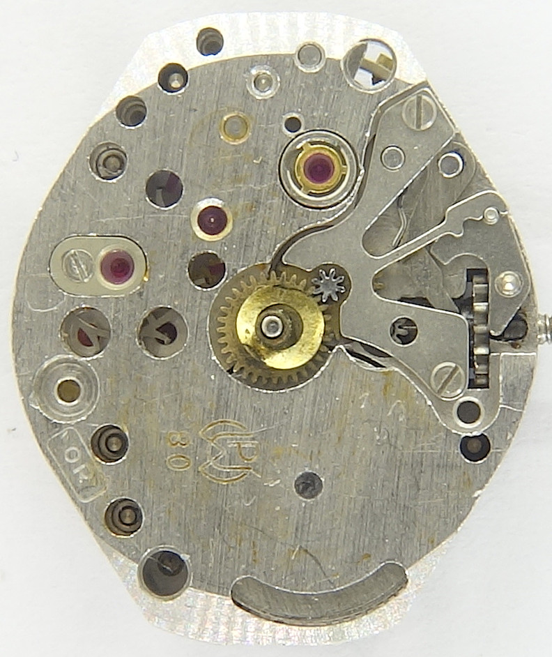 PUW 80: Zifferblattseite PUW 80: PUW 80: Zifferblattseite