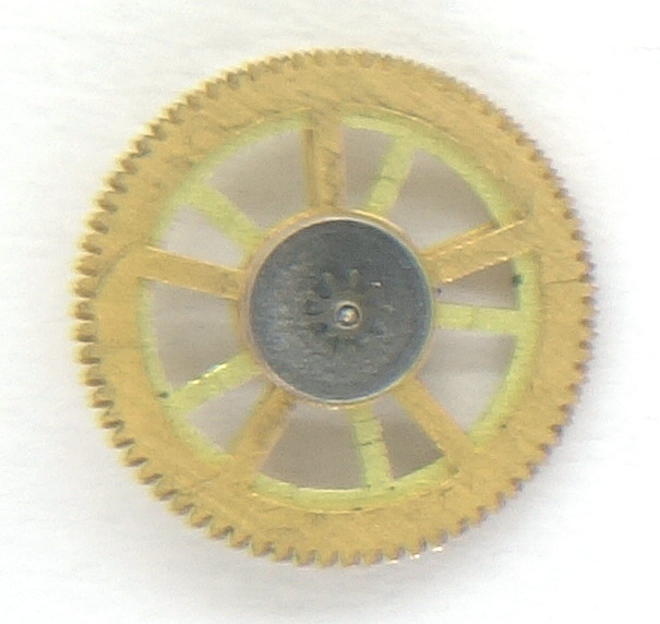 Detail: Doppeltes Kleinbodenrad Raketa 2209: Detail: Doppeltes Kleinbodenrad